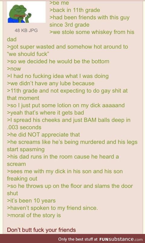 Anon says no homo