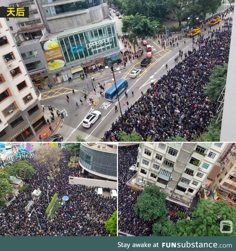 Hong Kongers' defiant rally for democracy on the first day of the new decade