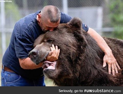 Russian man and his son