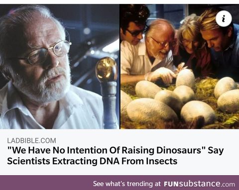 That's exactly what someone secretly raising dinosaurs would say!