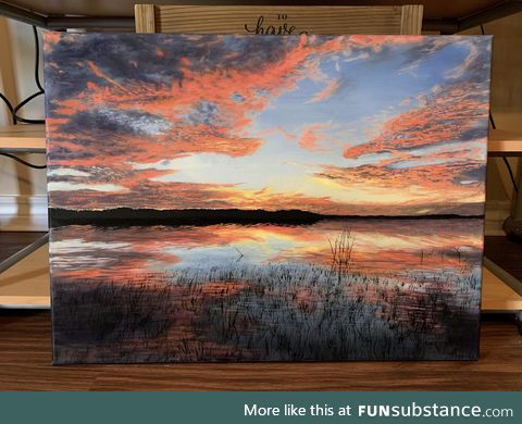 Just finished this painting for someone. It’s definitely kept me busy during this