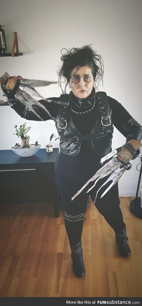 [self] Homemade Edward Scissorhands cosplay for a Danish carnival