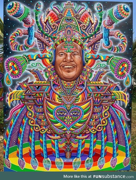 “Kausaipak“ by @chris_dyer, portrait of his spiritual healer