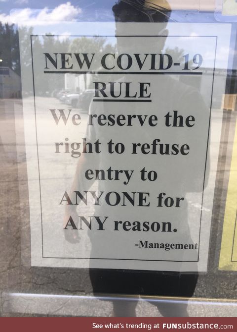 Interesting sign outside a local business. Never seen something like it