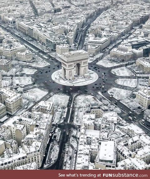 Paris in Winter White