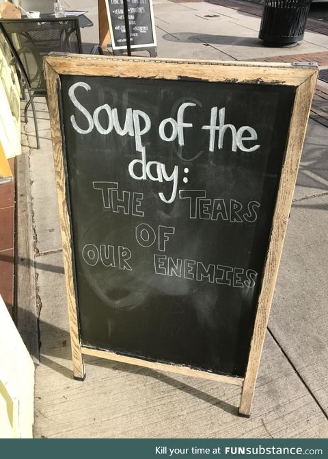 Soup of the day: