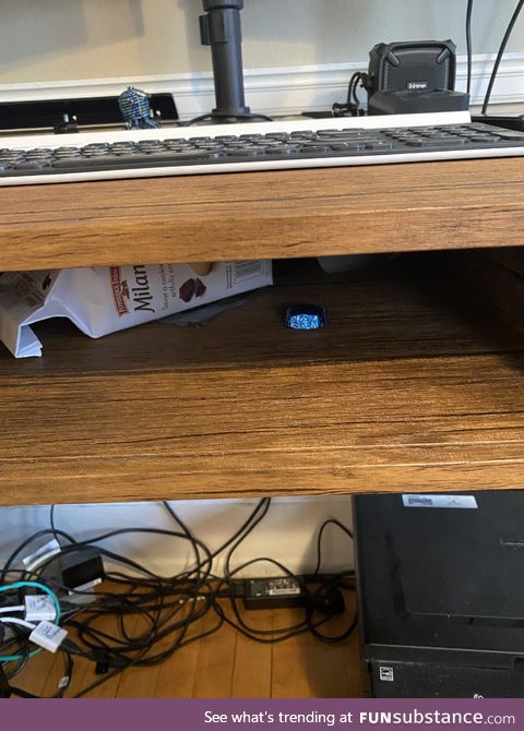 I rediscovered the snacks I hid from my kids in my desk. It’s going to be a good day