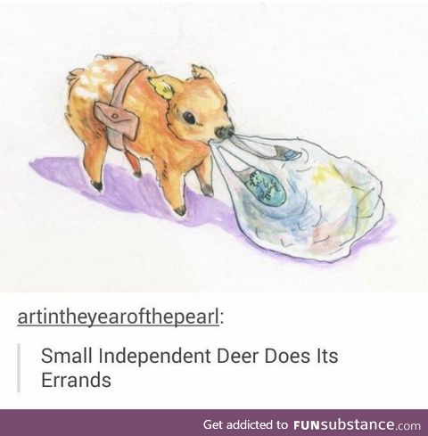 Smol Independent Deer
