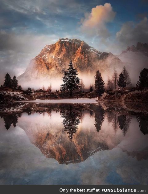 Lago di Limides Dolomite Alps, South Tyrol, Italy