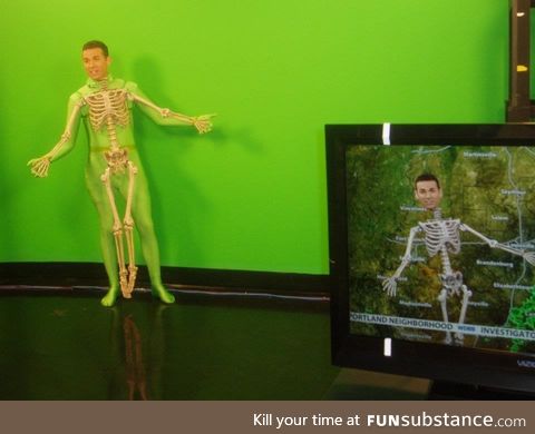 This brilliant costume of a weatherman