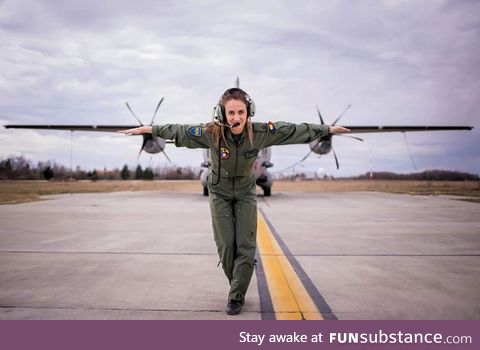 She is ready to fly