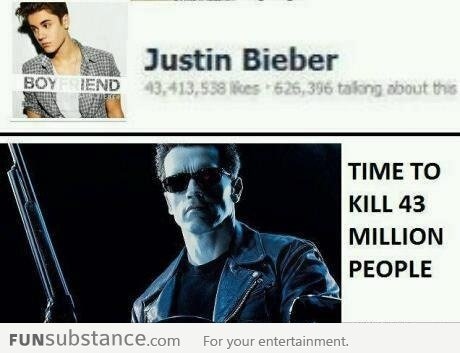 Time to kill 43 million people