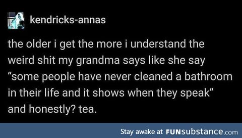 Grans always knew