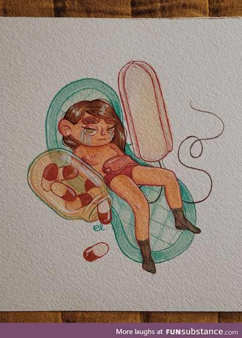 Periods, right?  ...Can I get an amen?