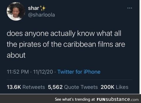The Pirates of the Caribbean movies