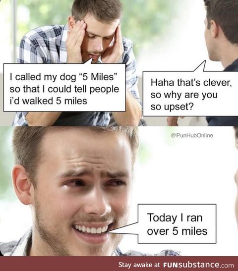 Running over 5 miles
