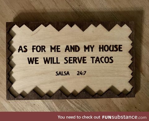 Remember Taco Tuesday and keep it holy!