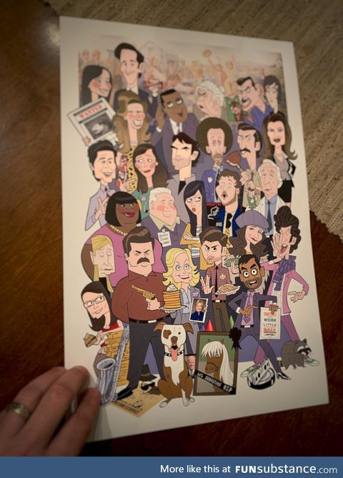 Parks and Recreation. Just finished this art piece. Stephen Silver @ Silvertoons