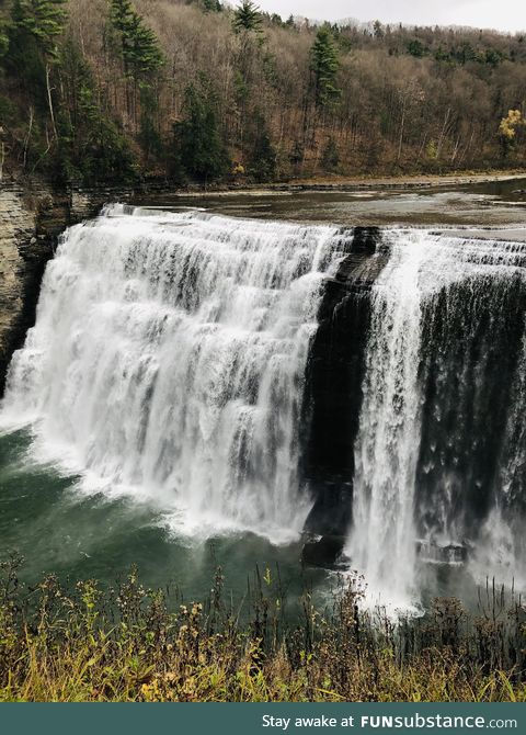 Upper Gennesee River in Letchworth park