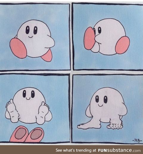 Kirby at home