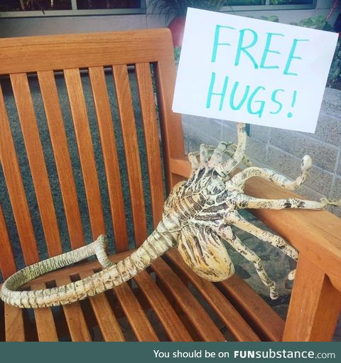 Free hugs!