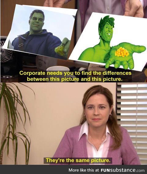 I was never really a fan of the angry green giant