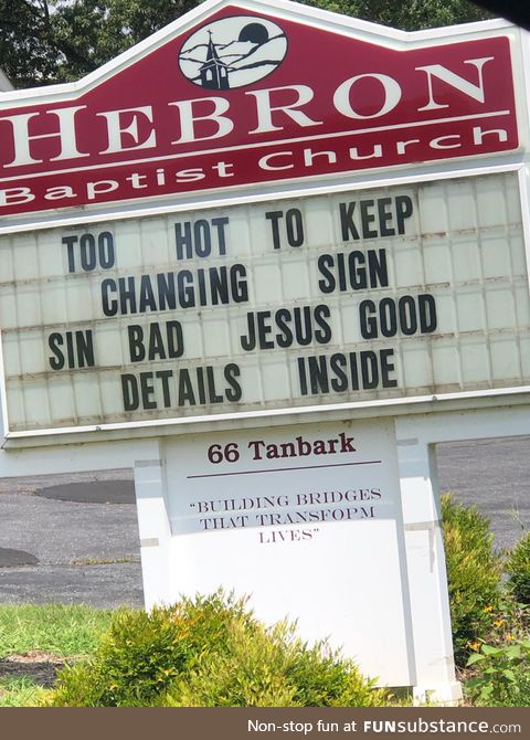 Church sign