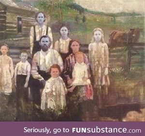 These are the Fugates, also known as The Blue People of Kentucky, they are carriers of a
