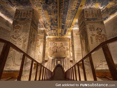 The Tomb of Ramesses VI, The Valley of Kings, Egypt!! Woah