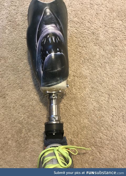 Check out my new leg!