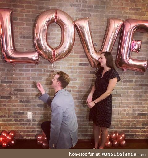 My blind friend got engaged yesterday....He’s pretty sure