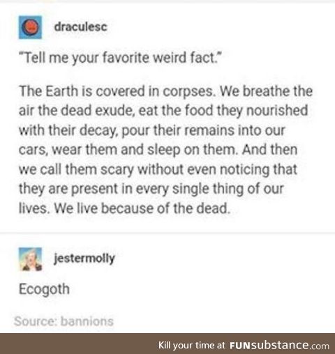 You are submerged in the dead