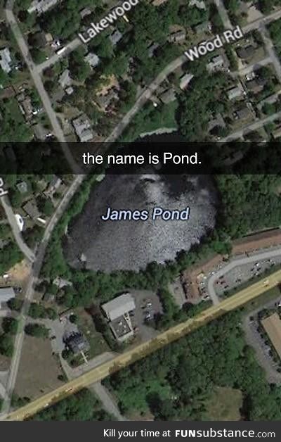 The name is Pond