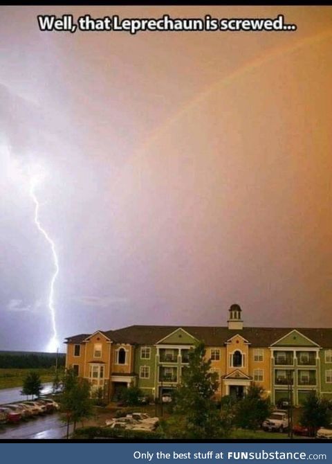 Leprechauns celebrate.