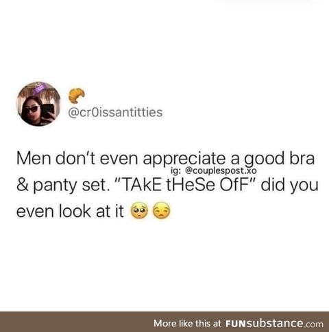 I WILL not buy lingerie because of this