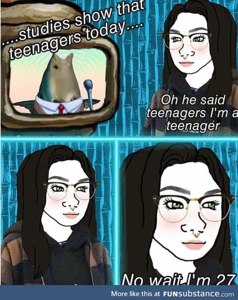 I identify as several years younger than my actual age