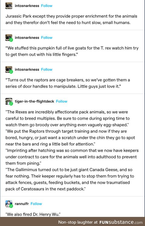 I would watch this Jurassic Park reboot