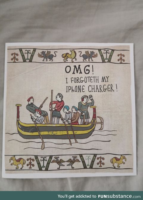 This birthday card my grandma sent me