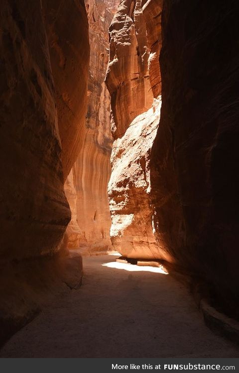 Walking through Petra