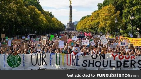 We all love Area 51 memes, but this is 270.000 people on the streets of Berlin protesting