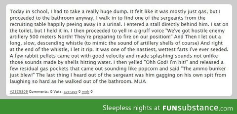 A normal day in the bathroom