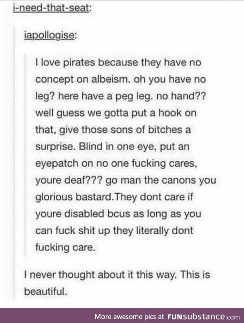 Strive for piracy