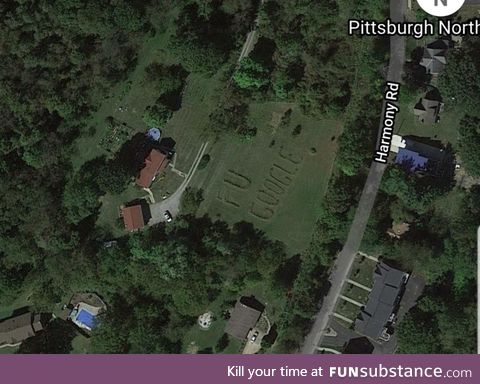 Found this while paroozing the neighborhood on Google Maps