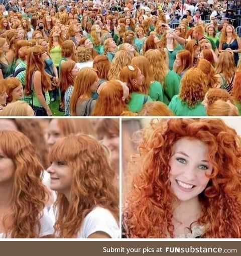Redhead Festival in Dublin,Ireland