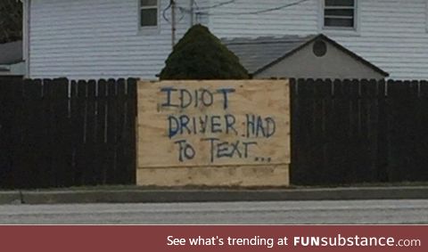 Don't text n drive kids (not OC)