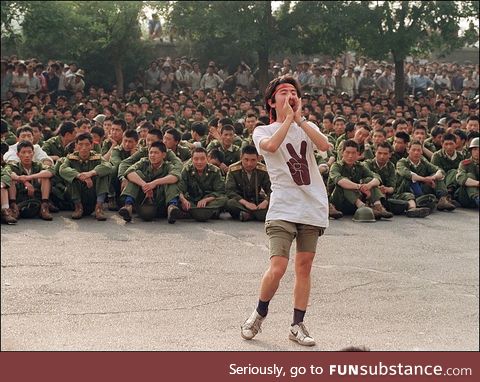 Student protests alone in 1989 Tianmensquare Protests