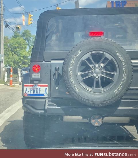 This guy’s license plate