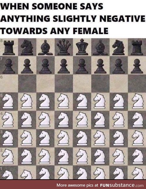 Those white knights are calling
