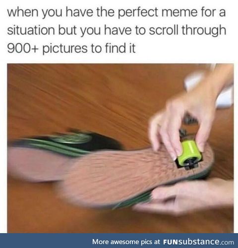 Finding the perfect meme for a situation