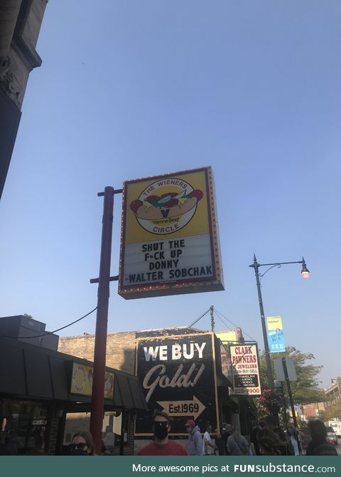 This showed up in Chicago